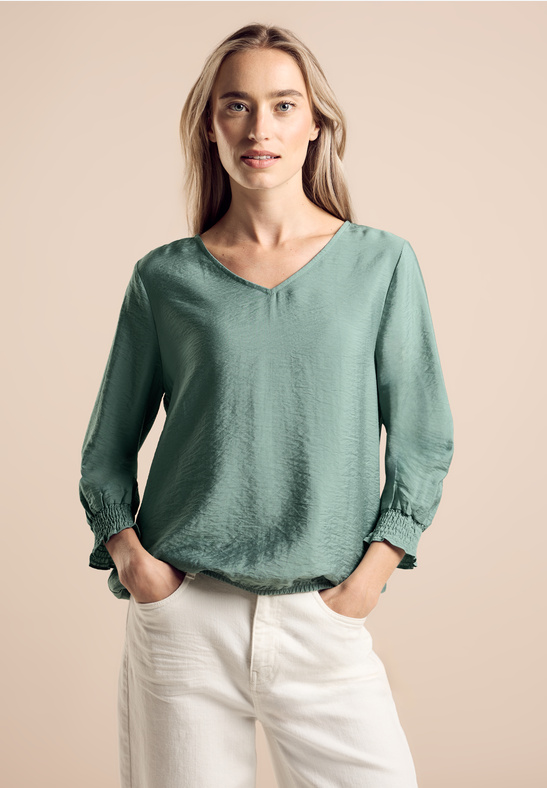 ŽENSKA BLUZA V-neck blouse w smok deta 