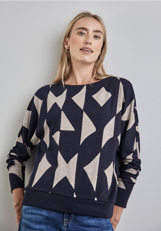 ŽENSKA MAJICA LTD QR cosy jacquard shir 