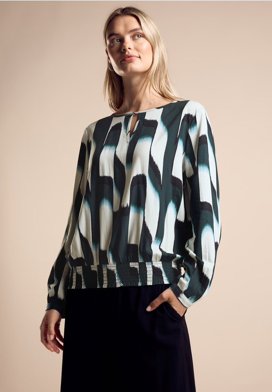 ŽENSKA BLUZA Printed roundneck blouse 