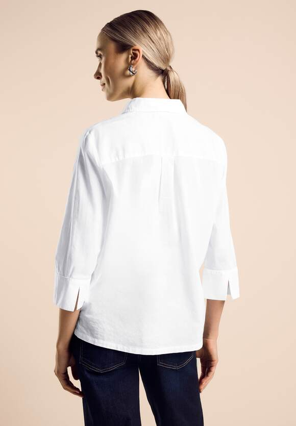 ŽENSKA BLUZA Solid cotton shirtcollar 