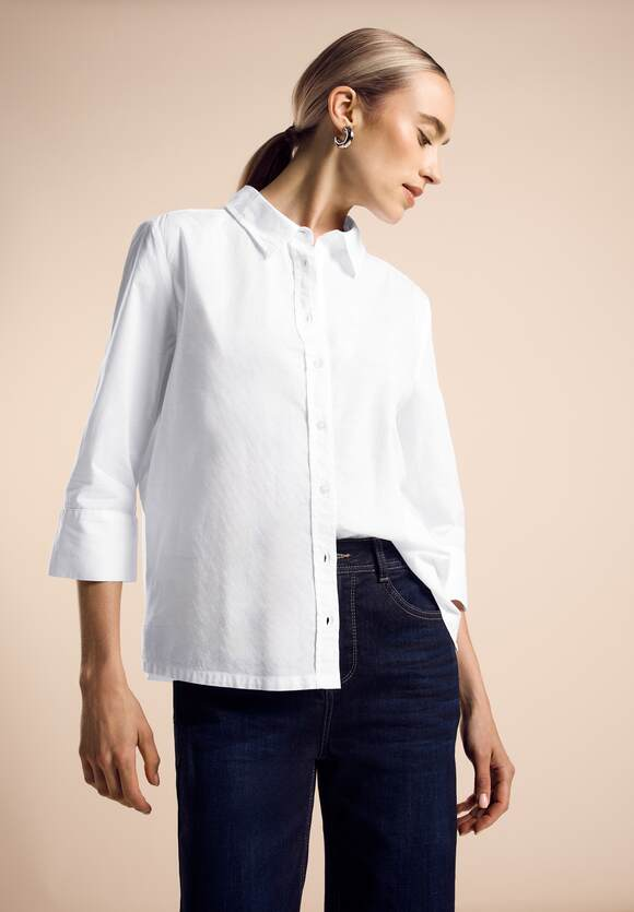 ŽENSKA BLUZA Solid cotton shirtcollar 