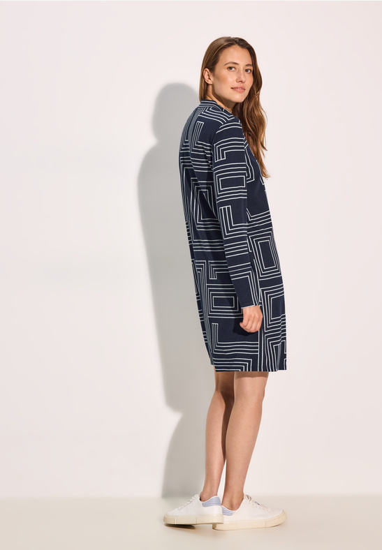 ŽENSKA OBLEKA Jacquard Dessin Dress 