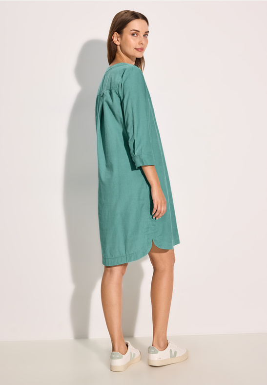 ŽENSKA OBLEKA Solid Cord Dress 